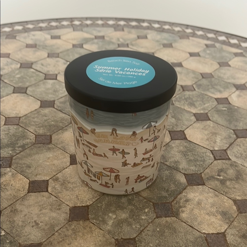 Summer Holiday Scented Candle - Cream